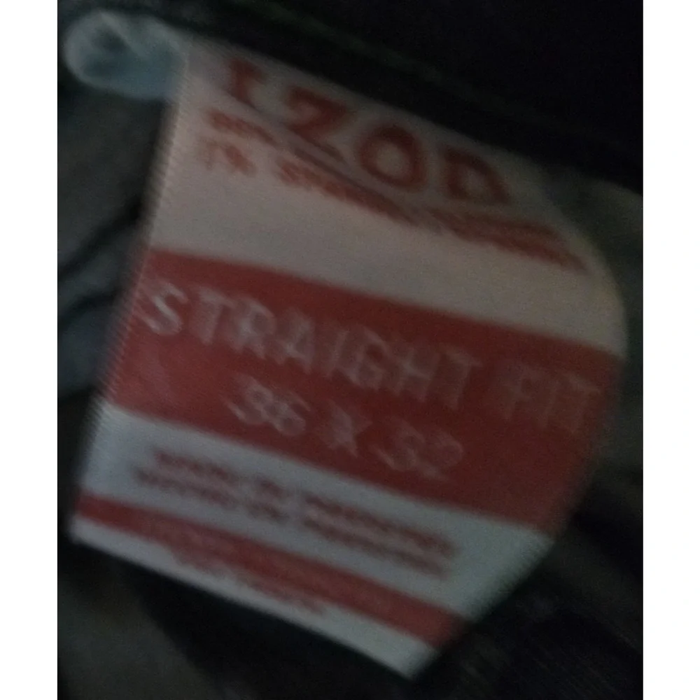 Izod Size 36X32 Straight Fit Blue Jeans